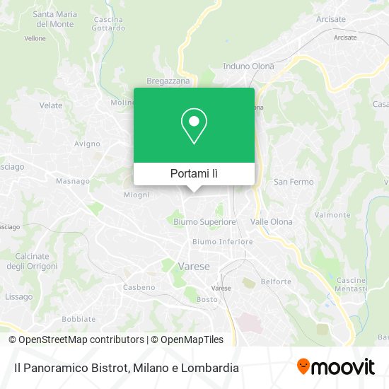 Mappa Il Panoramico Bistrot