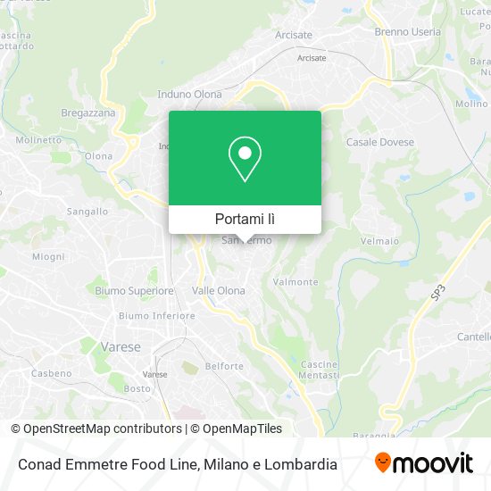Mappa Conad Emmetre Food Line