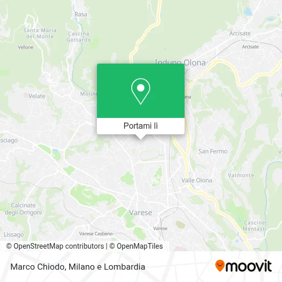 Mappa Marco Chiodo
