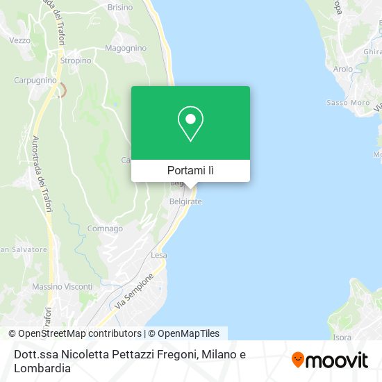 Mappa Dott.ssa Nicoletta Pettazzi Fregoni