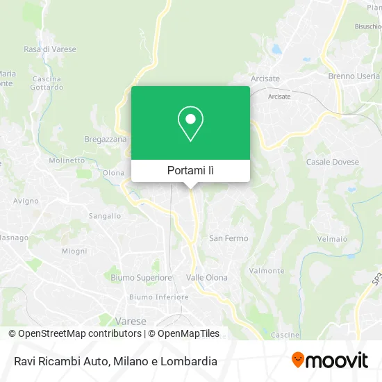Mappa Ravi Ricambi Auto