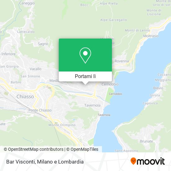 Mappa Bar Visconti