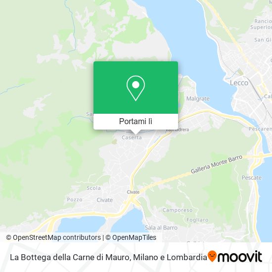 Mappa La Bottega della Carne di Mauro