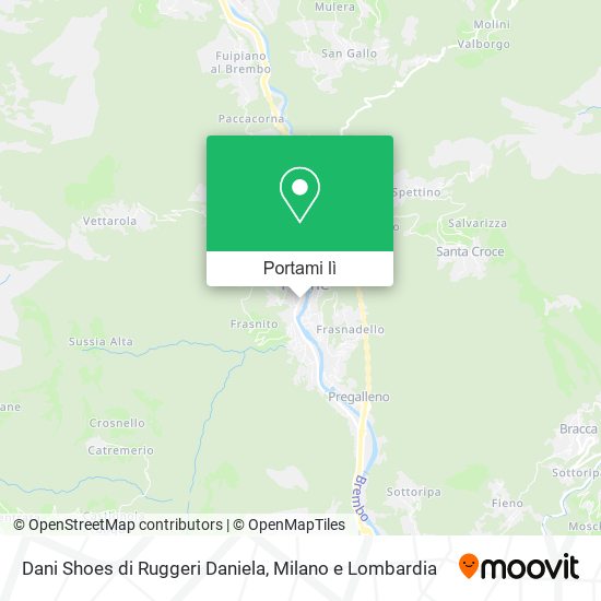 Mappa Dani Shoes di Ruggeri Daniela