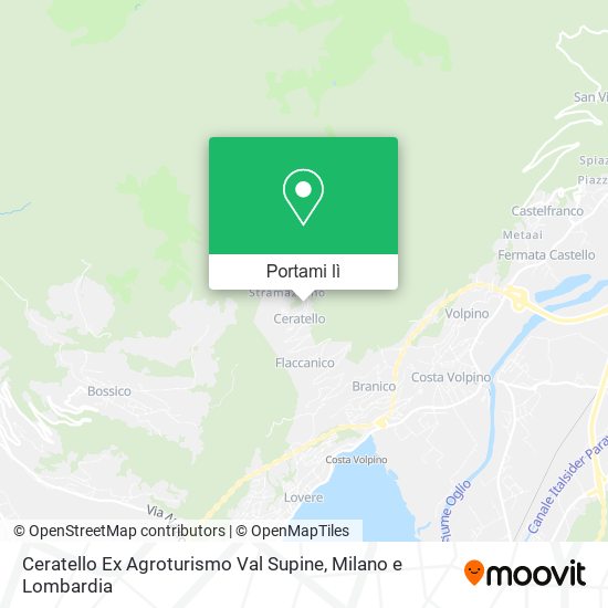 Mappa Ceratello Ex Agroturismo Val Supine