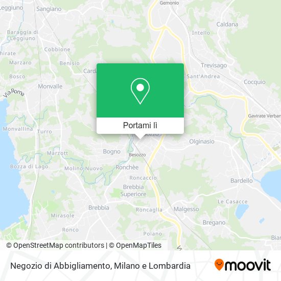 Mappa Negozio di Abbigliamento