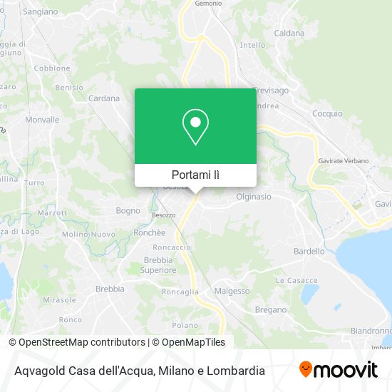 Mappa Aqvagold Casa dell'Acqua