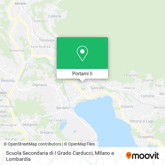 Mappa Scuola Secondaria di I Grado Carducci