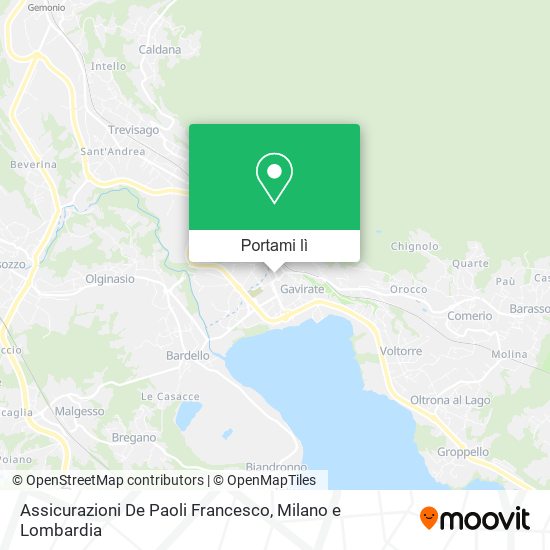 Mappa Assicurazioni De Paoli Francesco