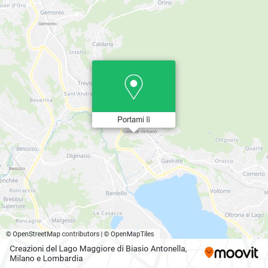 Mappa Creazioni del Lago Maggiore di Biasio Antonella