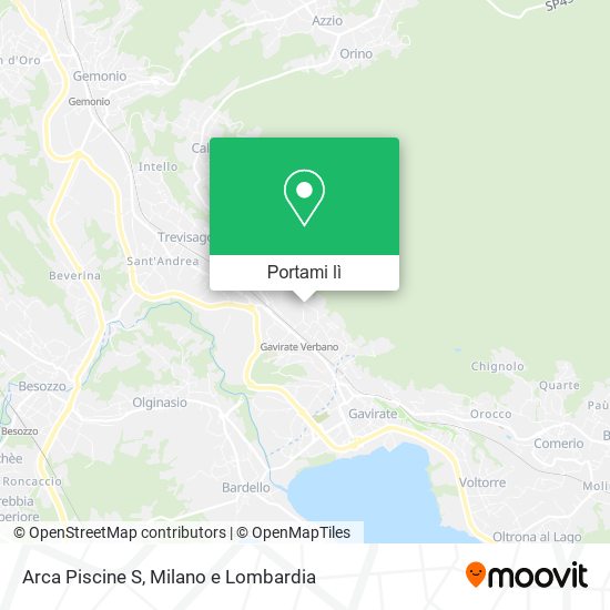 Mappa Arca Piscine S
