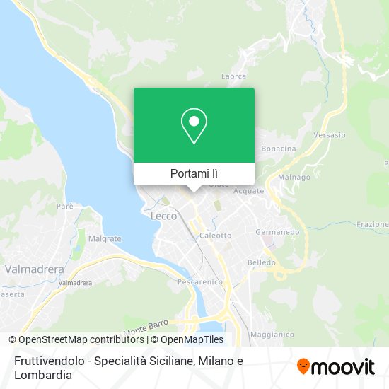 Mappa Fruttivendolo - Specialità Siciliane