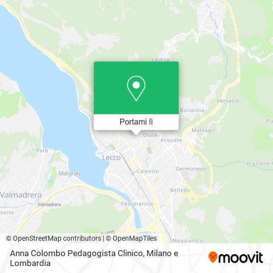 Mappa Anna Colombo Pedagogista Clinico