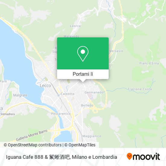 Mappa Iguana Cafe 888 & 鬣蜥酒吧