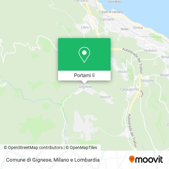Mappa Comune di Gignese