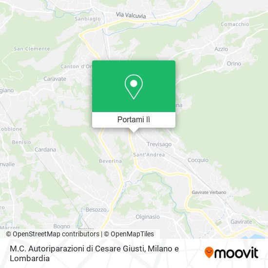 Mappa M.C. Autoriparazioni di Cesare Giusti
