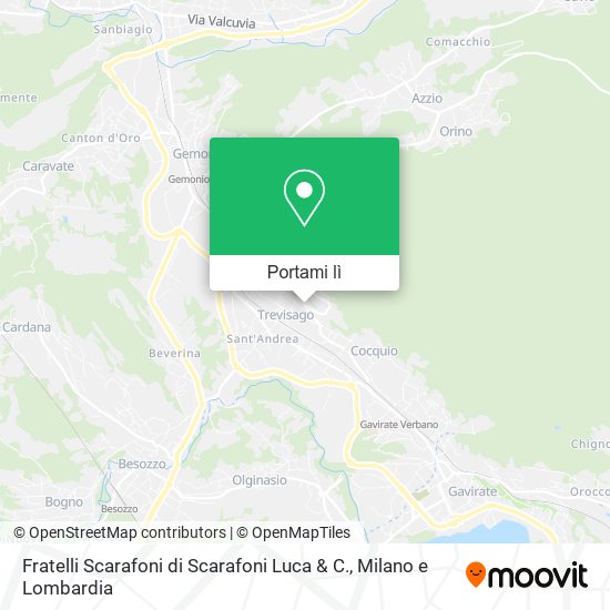 Mappa Fratelli Scarafoni di Scarafoni Luca & C.