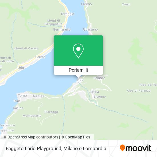 Mappa Faggeto Lario Playground