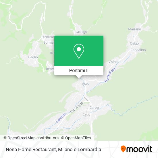Mappa Nena Home Restaurant