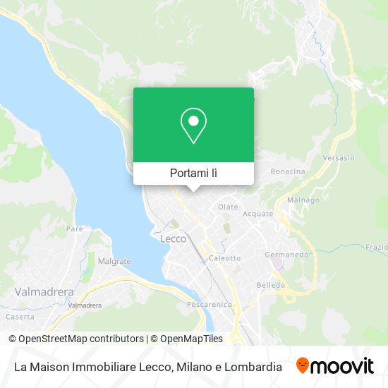 Mappa La Maison Immobiliare Lecco