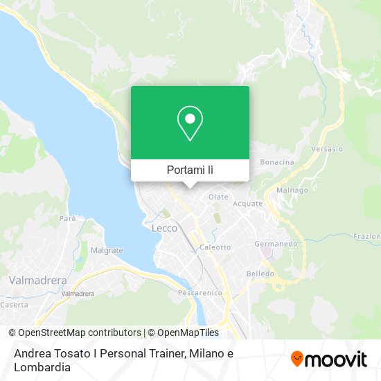 Mappa Andrea Tosato I Personal Trainer