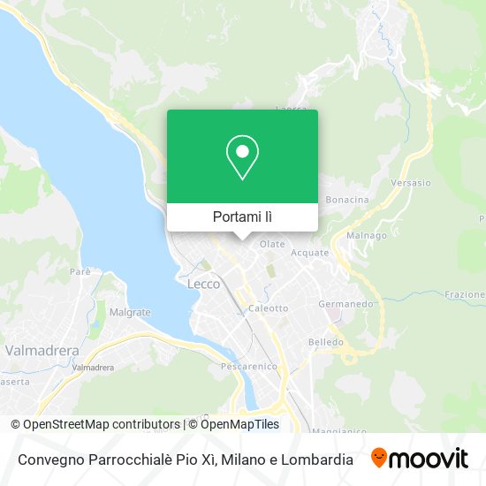 Mappa Convegno Parrocchialè Pio Xì