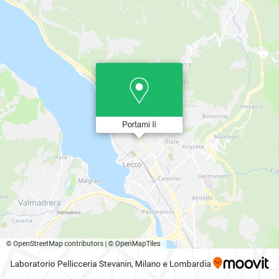 Mappa Laboratorio Pellicceria Stevanin
