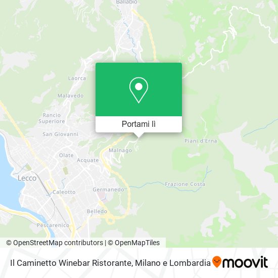 Mappa Il Caminetto Winebar Ristorante