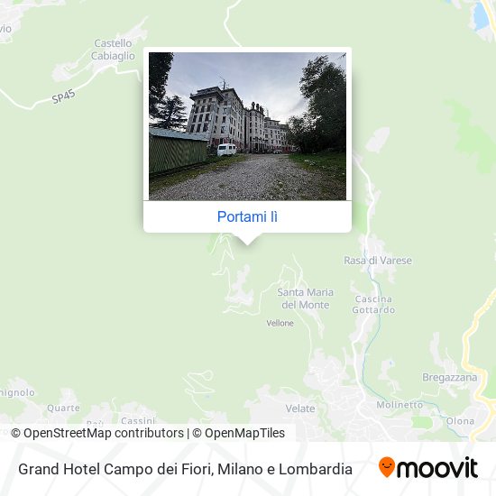Mappa Grand Hotel Campo dei Fiori