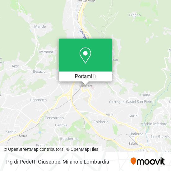 Mappa Pg di Pedetti Giuseppe