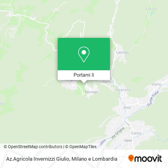 Mappa Az.Agricola Invernizzi Giulio