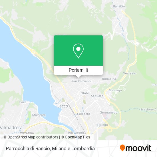 Mappa Parrocchia di Rancio
