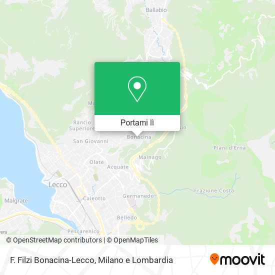 Mappa F. Filzi Bonacina-Lecco