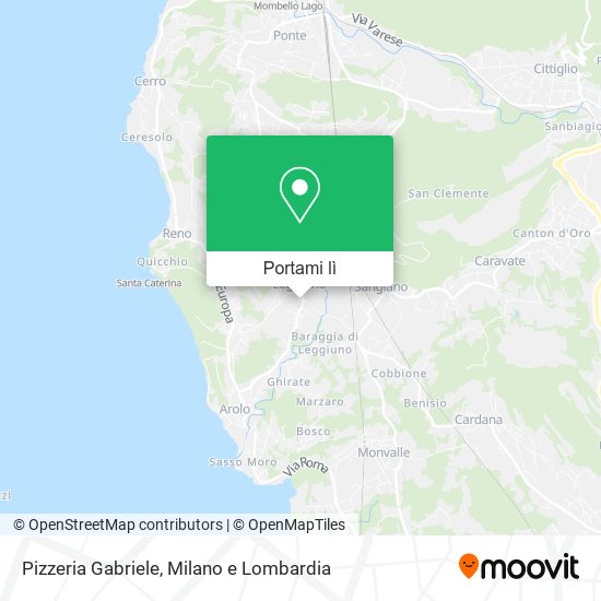 Mappa Pizzeria Gabriele