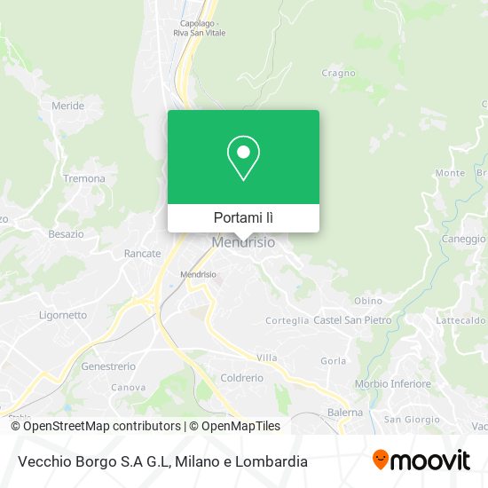 Mappa Vecchio Borgo S.A G.L