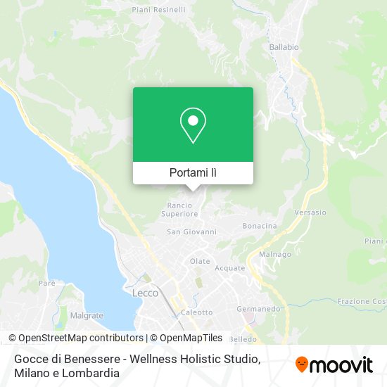 Mappa Gocce di Benessere - Wellness Holistic Studio