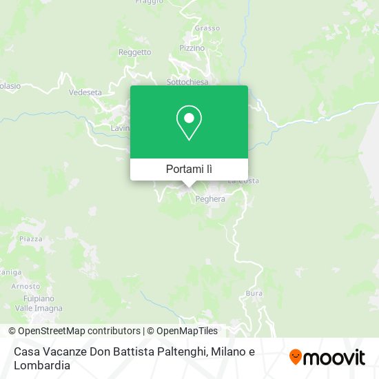 Mappa Casa Vacanze Don Battista Paltenghi