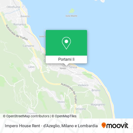 Mappa Impero House Rent - d'Azeglio