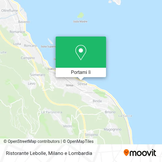 Mappa Ristorante Lebolle