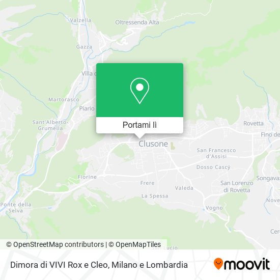 Mappa Dimora di VIVI Rox e Cleo