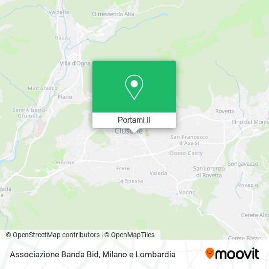 Mappa Associazione Banda Bid