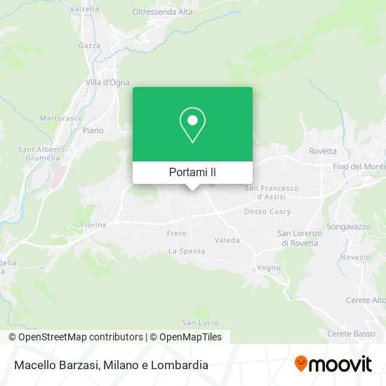 Mappa Macello Barzasi