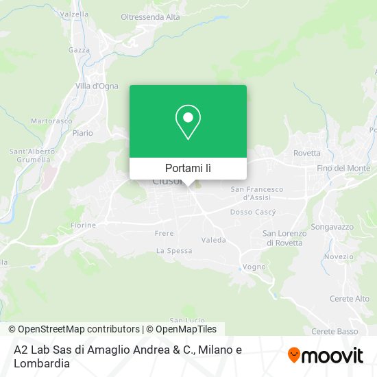 Mappa A2 Lab Sas di Amaglio Andrea & C.