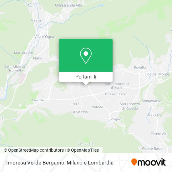 Mappa Impresa Verde Bergamo