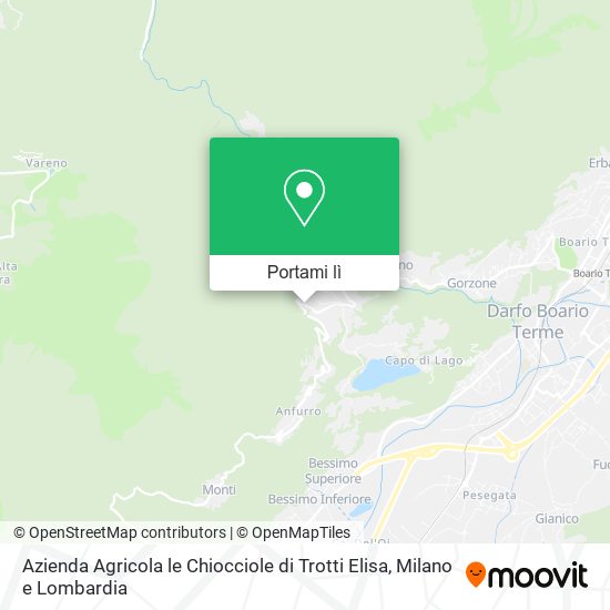 Mappa Azienda Agricola le Chiocciole di Trotti Elisa