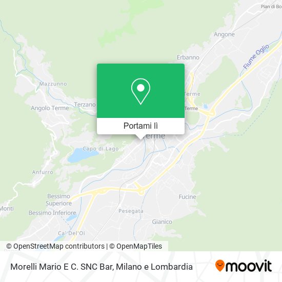 Mappa Morelli Mario E C. SNC Bar
