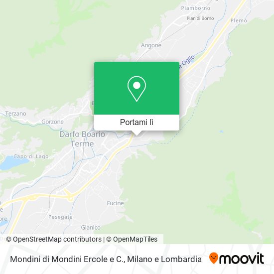 Mappa Mondini di Mondini Ercole e C.