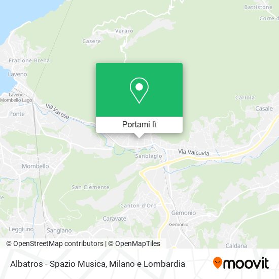 Mappa Albatros - Spazio Musica