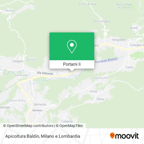 Mappa Apicoltura Baldin