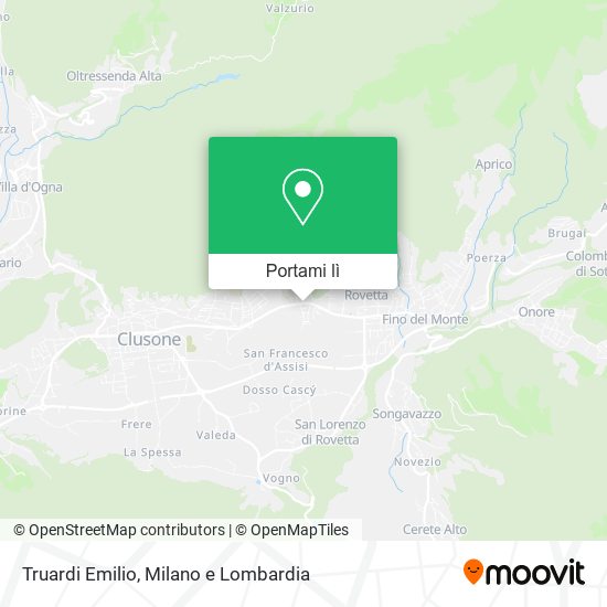Mappa Truardi Emilio